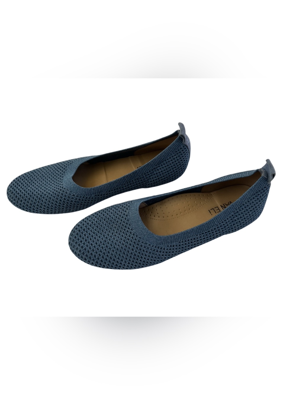 VANELi Suvi Knit Ballet Flat Denim Blue Womens Size 8.5